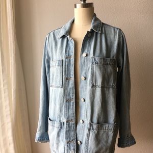 Gap Tie-Belt Denim Jacket